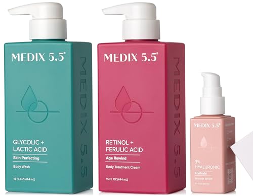 MEDIX 5.5 Vitamin C Cream Face Lotion & Body Lotion Moisturizer | Anti Aging Skin Care Firming & Brightening Cream Diminishes The Look Of Uneven Skin Tone, Age Spots, & Sun Damaged Dry Skin, 15 Fl Oz