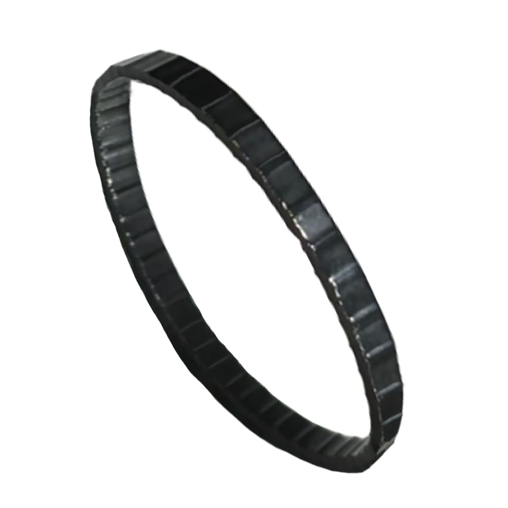 Dofash Hair Ties for Women's Hair, 2 * 75MM Polybands Hair Elastics, 200pcs (Black)