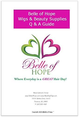 Estetica Designs Wig Care Bundles, Wig Cap and 19 Page Belle of Hope Q & A Guide (6pc Kit)