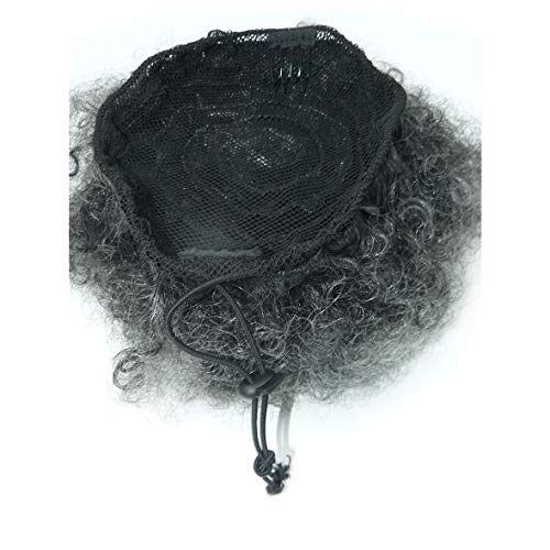 Fannace Afro Puff Drawstring Ponytail Synthetic Afro Puffs Drawstring Ponytail Bun Hairpieces Updo Hair Puff Short Kinky Curly Hair Larg Size for Black Woman (0906#)