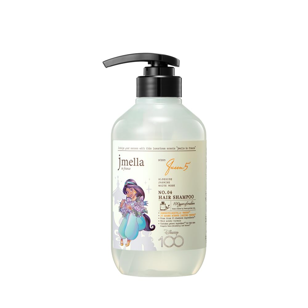 jmella IN FRANCE Disney Queen 5 Shampoo, 16.9 fl oz. made by French Perfumer-Paraben free-Strawberry leaf extract -17 types of amino acid complex