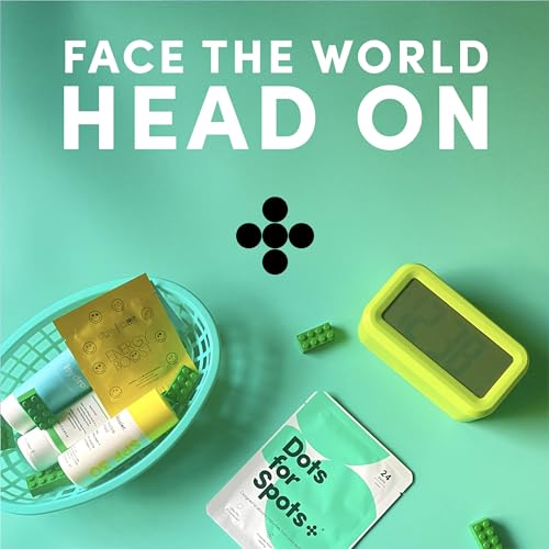 Dots for Spots Micro Dot Pimple Patches (Pack of 9) - Niacinamide Formula for Face and Body - Discreet Design, Fast-Acting, Vegan & Cruelty-Free Korean Skin Care