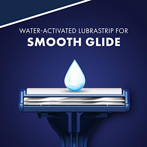 Gillette Sensor2 Disposable Razors for Men, Water Activated Lubrastrip to Help Avoid Skin Irritation, 18 count