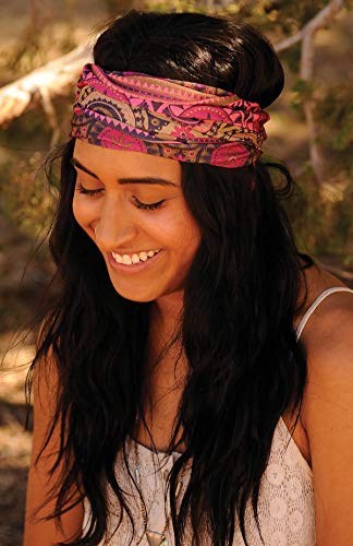 Karma Gifts Wide Headband, Indigo Medallion, 0.2 lb