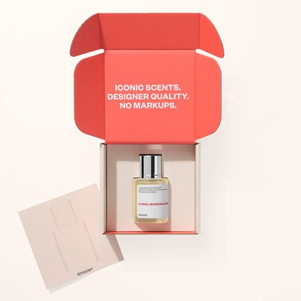 Dossier - PACK of 2 - Eau de Parfum - Floral Marshmallow (1.7 Fl Oz) - Ambery Saffron (1.7 Fl Oz) - Perfume Luxury - Pure Infused - Paraben Free - Vegan - Feminin - For Women