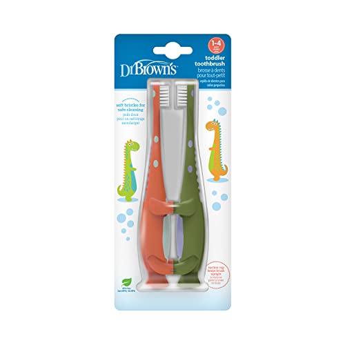 Dr. Brown's Infant-to-Toddler Toothbrush Set, Blue