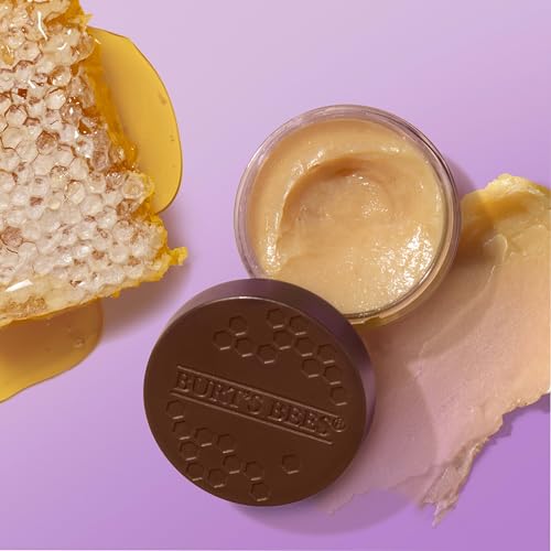 Burt's Bees Overnight Lip Sleeping Mask Stocking Stuffers, Exfoliating Scrub Restores, Hydrates & Smooths Lips to Reduce Fine Lines, Ceramide Infused Formula, Passionfruit + Ultra Conditioning(2-Pack)