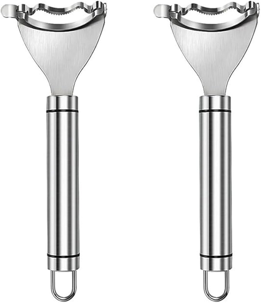 Corn Peeler Cob Stripper, Stainless Steel Cob Remover, Corn Planer Cutter Thresher Scraper, Stripping Tool for Home Kitchen, Corn Scraper 2 PCS