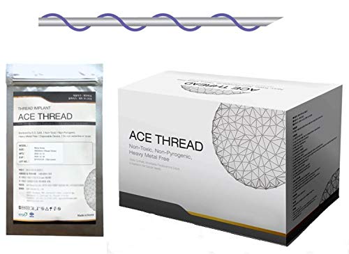ACE PDO thread lift KOREA face/whole body - Mono Screw Type (100pcs) - 12 sizes (27G50)