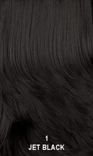 Motown Tress (Hb360l.ace) - Human Hair Blend Full Lace Wig in JET BLACK