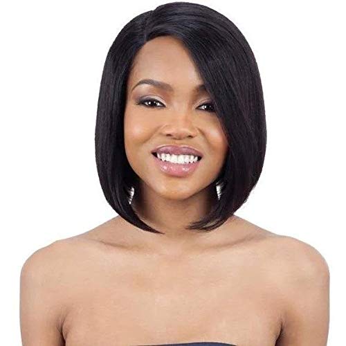 Mayde Beauty 100% Human Hair Lace and Lace Front Wig - ANGLED BOB (NATURAL)