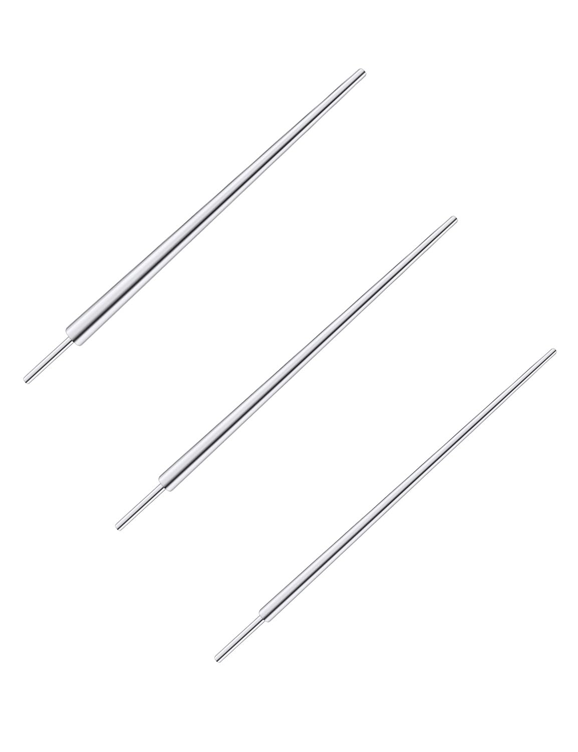 Lcolyoli Piercing Taper Titanium Nose Piercing Kit Ear Piercing Kit 20G 18G 16G Threadless Piercing Changing Tool Insertion Tool for Nose Lip Monroe Ear Tragus Helix Stretching Assistant Tool