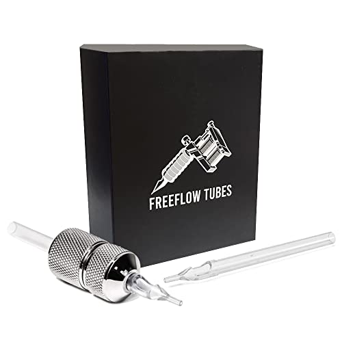 FREEFLOW 9DT Diamond Tip Long Tattoo Tubes Gripless Disposable Sterile