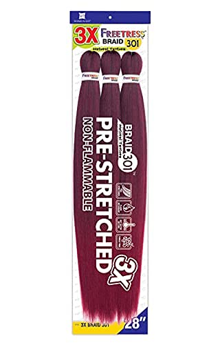 Shake-N-Go Synthetic Pre-Stretch Jumbo Braiding (240g) - 3X BRAID 301 28" (BLUE)