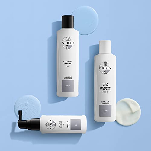 Nioxin System Kit 1, Cleanse, Condition, & Treat the Scalp for Thicker and Stronger Hair, 3 Month Supply + Diamax Advanced Hair Thickening Treatment for Instant Hair Fullness