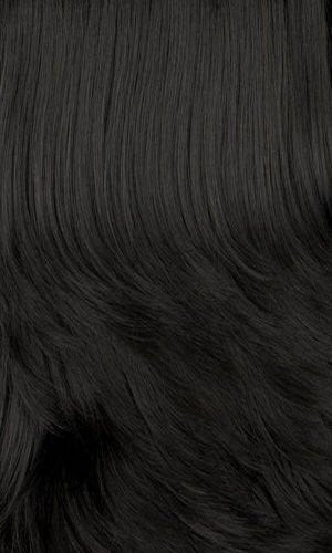 Motown Tress (Hb360l.ace) - Human Hair Blend Full Lace Wig in JET BLACK