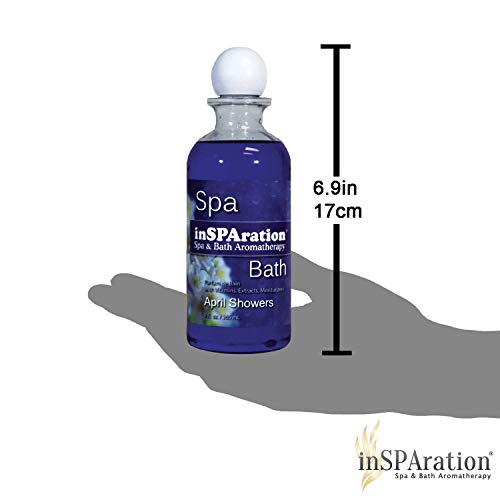 inSPAration Spa and Bath Aromatherapy 374X Spa Liquid, 9-Ounce, Pomegranate