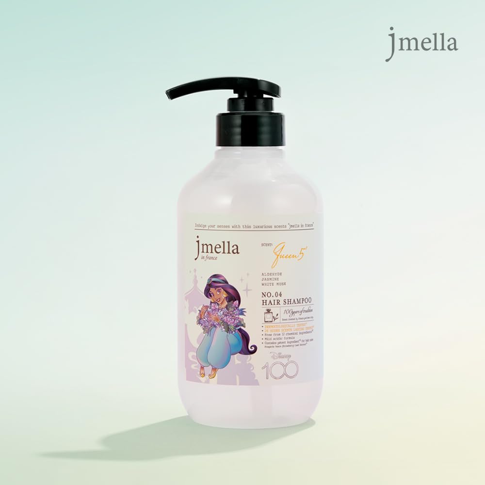 jmella IN FRANCE Disney Queen 5 Shampoo, 16.9 fl oz. made by French Perfumer-Paraben free-Strawberry leaf extract -17 types of amino acid complex