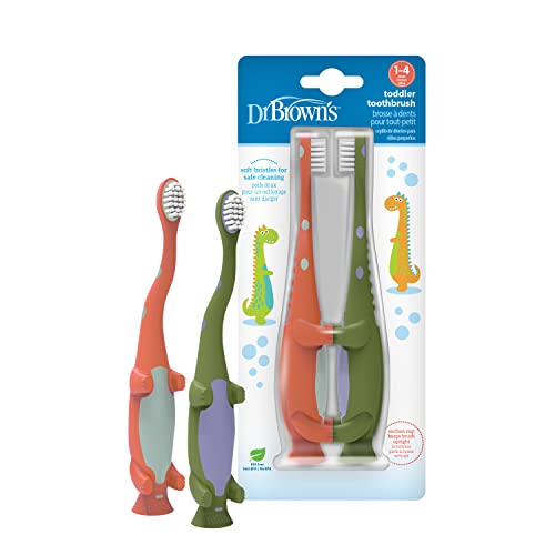 Dr. Brown's Infant-to-Toddler Toothbrush Set, Blue
