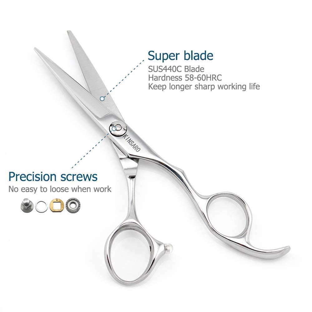 Hair Scissors 5.5 INCH Hair Cutting Scissors and 6 INCH Hair Thinning Scissors