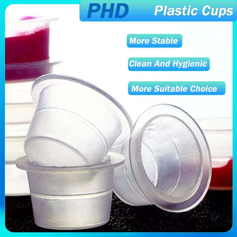 Ink Caps Cups NAQASE 300Pcs Pigment Cups Mixed Sizes Microblading Ink Cups Disposable Tattoo Ink Containers Pigment Caps Cups for Tattoo Ink