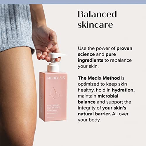MEDIX 10% Glycolic Acid + Lactic Acid Leave-On Exfoliating Skin Care Body Gel | AHA Exfoliant Body & Face Serum Refines + Softens Dry Dead Skin, Uneven Skin Tone, KP Bumps, & Wrinkles, 1.7 Fl Oz