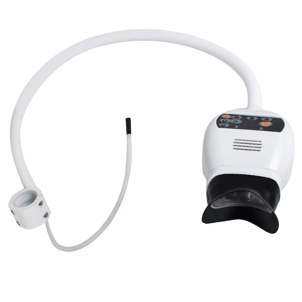 New LED Dental Teeth Whitening Bleaching Machine 3 Mode Teeth Whitener Light Lamp Accelerator Holding on Dental Chair by Superdental