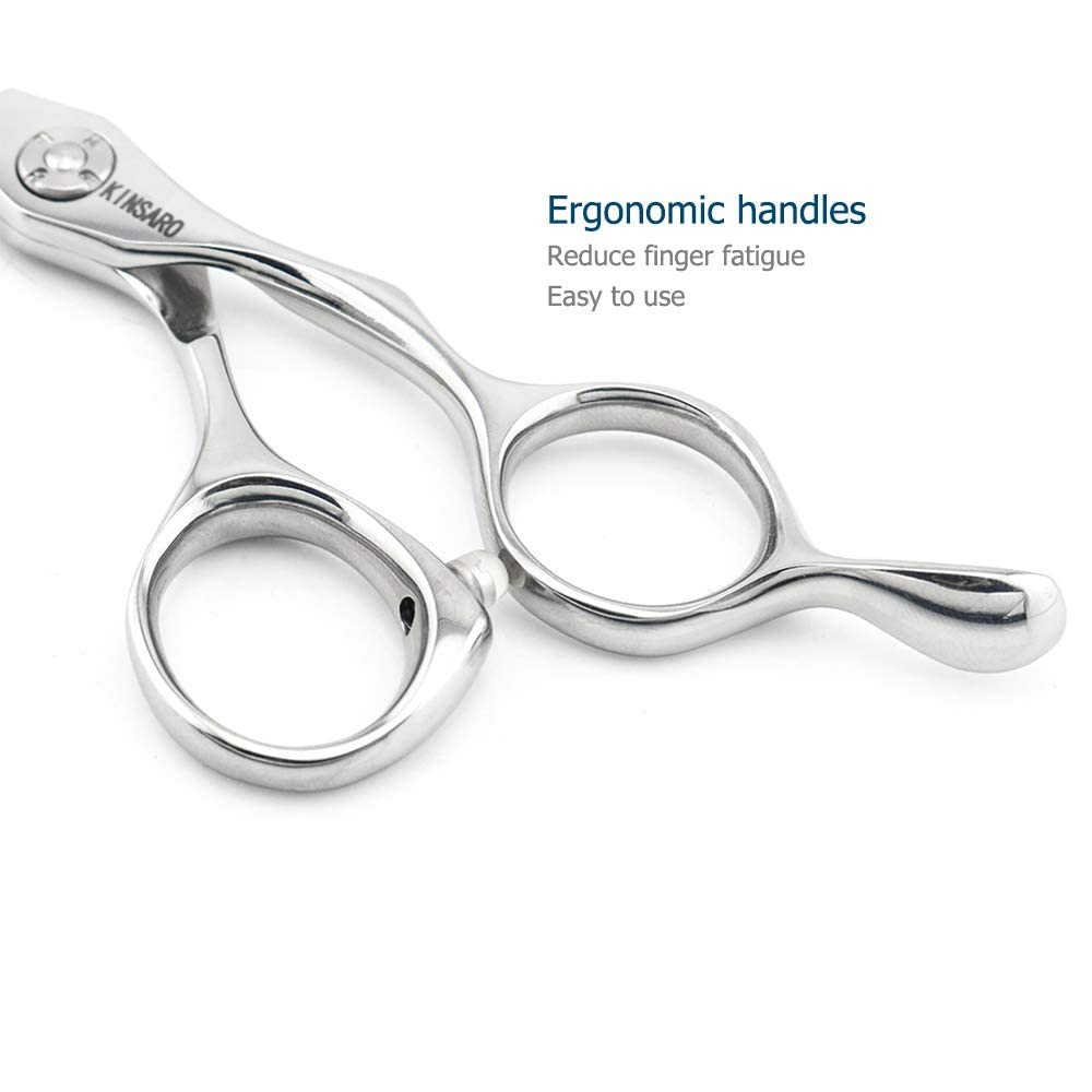 Barber Scissors Set 5.5" Professional Hair Scissors Set Hair Cutting Shears Haircut Shears Hair Thinning Scissors Kinsaro