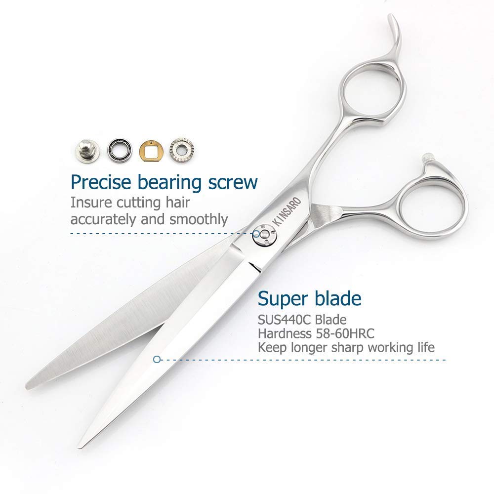 7 INCH hair cutting scissors hair scissors barber shears 6 INCH hair thinning shears hair thinning scissors Kinsaro