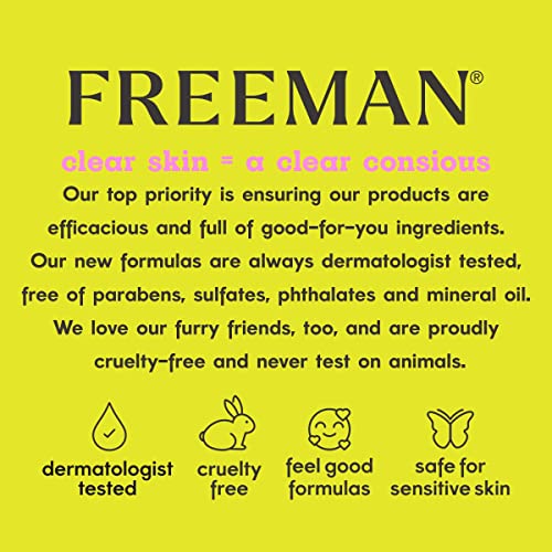 Freeman Nourishing Pineapple & Hyaluronic Acid Cream Facial Mask, Hydrates & Moisturizes Skin, Leave-On Treatment, Restore & Plum Skin, Cruelty-Free & Vegan, 2 fl.oz./ 60 ml Jar, 2 Count