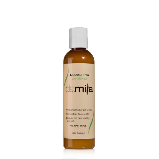 damila Nourishing Conditioner with Keratin & Aloe Vera - Perfect for Damaged, Frizzy, Curly, or Dry Hair (4.0 Fl Oz)