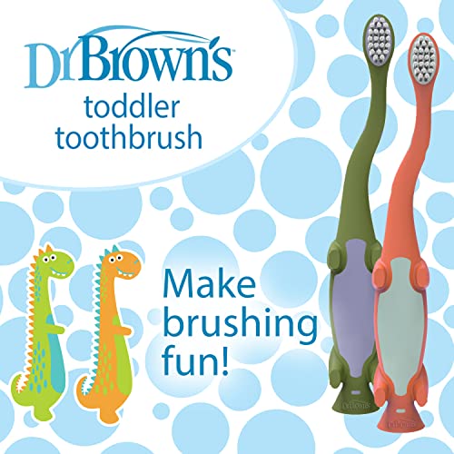 Dr. Brown's Infant-to-Toddler Toothbrush Set, Blue