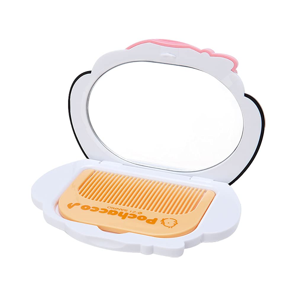 Pochacco Face Mirror & Comb Set Sanrio Sanrio