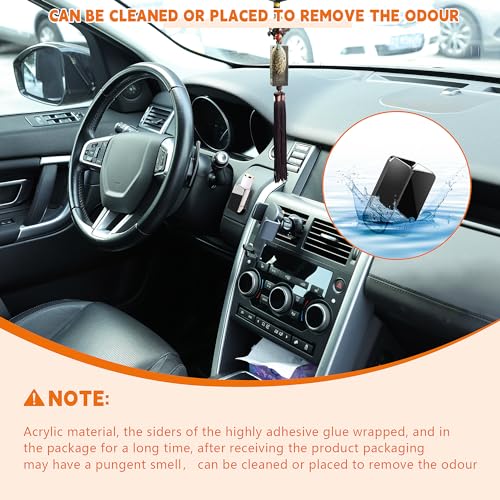 Likesing Car Chapstick Holder, Acrylic Black Car Chap Upright Lip Balm Holder for Interior Car, Work Computer Side Lipstick Organizer Case Accessories Mount for Women Auto Vehicle SUV