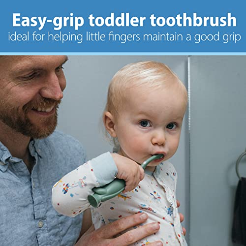 Dr. Brown's Infant-to-Toddler Toothbrush Set, Blue
