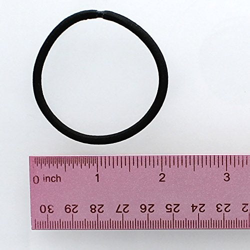 My Lello Hair Elastics Hair Ties, Professional Grade Ponytail Holders - 60 Pack Variety Neutral A