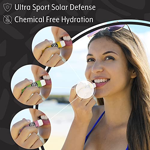 Headhunter Sport Chapstick Sunscreen SPF 30, Natural Mineral Waterproof Lip Balm For Sun Protection, Ultra Solar Defense - Reef Safe Sunblock Chap Stick, 3 Flavors - Coconut, Pineapple, Mango (3 Pack)