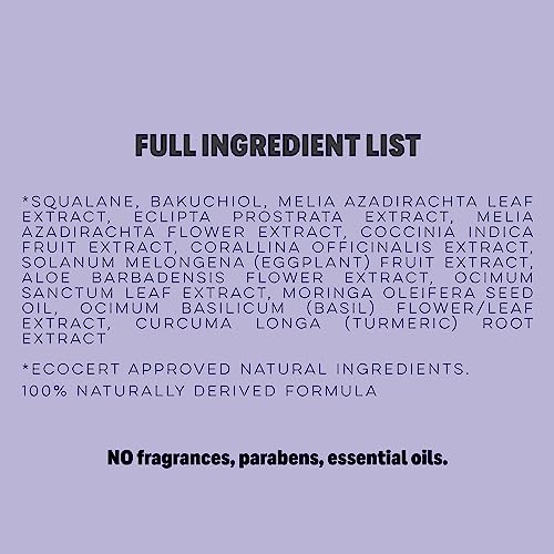 Handmade Heroes 2% Bakuchiol Booster Oil with Sugarcane Squalane, All Natural Retinol Alternative For Radiant and Line Smoothing 0.75oz