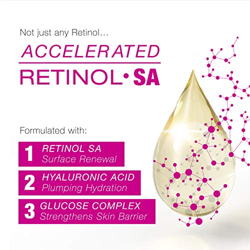 Neutrogena Retinol Face Moisturizer, Rapid Wrinkle Repair with SPF 30 Sunscreen, Daily Anti-Aging Face Cream with Retinol & Hyaluronic Acid to Fight Fine Lines, Wrinkles, & Dark Spots, 1 fl. oz