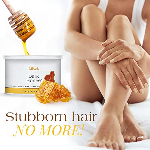 GiGi All Purpose Honee Roll-On Hair Removal Wax, Easy and Quick, Soft Wax Refill, 2.8 oz., Pack of 12