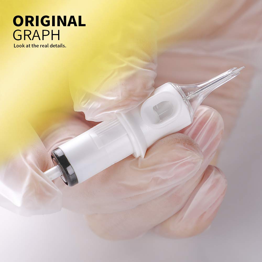 Hawink Tattoo Cartridge Needles #12 Standard 15 Magnum M-Taper 20PCS with Membrane Professional Disposable EN05S-20-1215M1