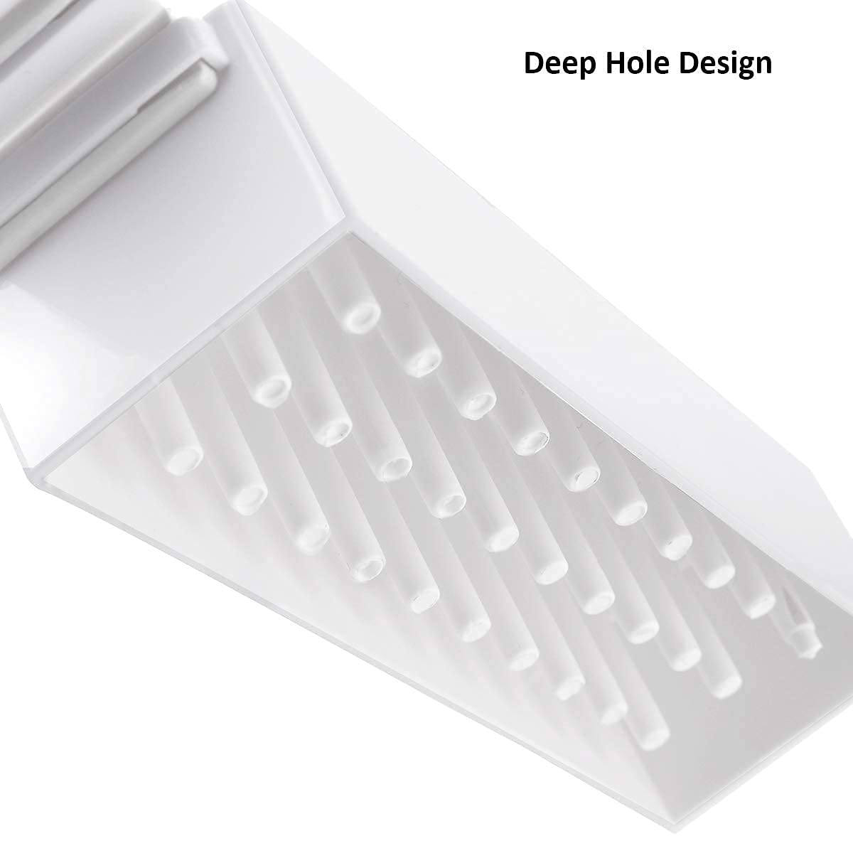 Makartt Nail Drill Bits Holder Dustproof Stand Displayer Bundle With Nail Drill Handpiece for Up200 Machine