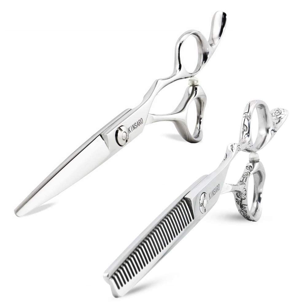 Hair Scissors 5.5 INCH Hair Cutting Scissors and 6 INCH Hair Thinning Scissors