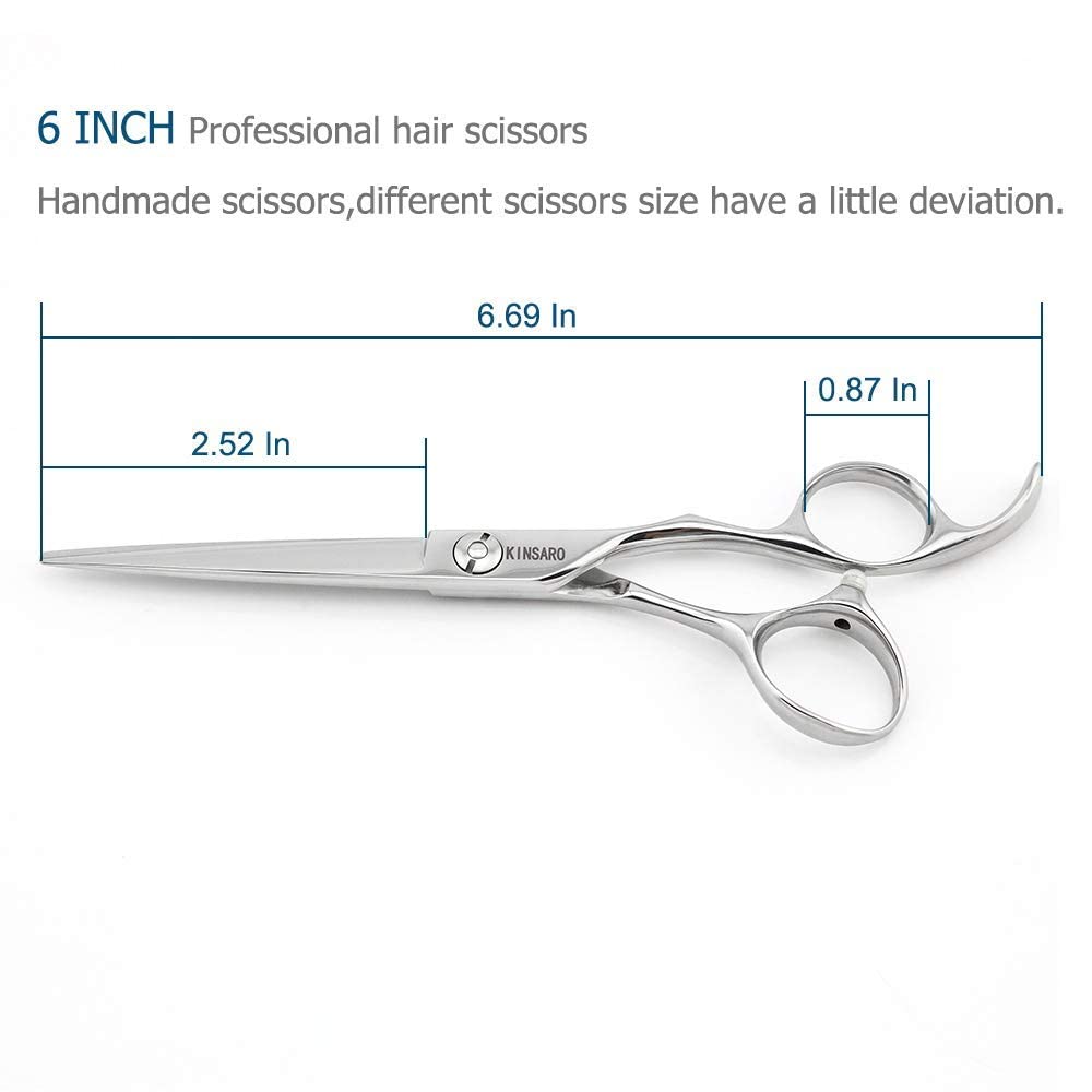 6 INCH hair cutting scissors and hair thinning scissors set professional hair scissors