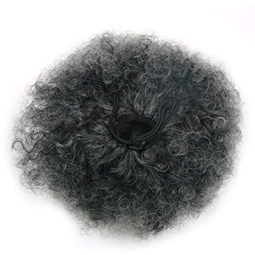 Fannace Afro Puff Drawstring Ponytail Synthetic Afro Puffs Drawstring Ponytail Bun Hairpieces Updo Hair Puff Short Kinky Curly Hair Larg Size for Black Woman (0906#)