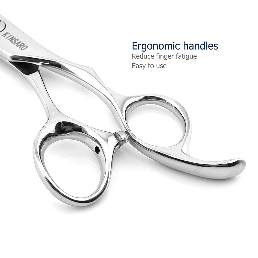 Hair Scissors Set 5.75 Inch Hair Shears Hair Cutting Scissors 6 InchThinning Shears for Men Hair Thinning Scissors Barber Thinning Shears Kinsaro
