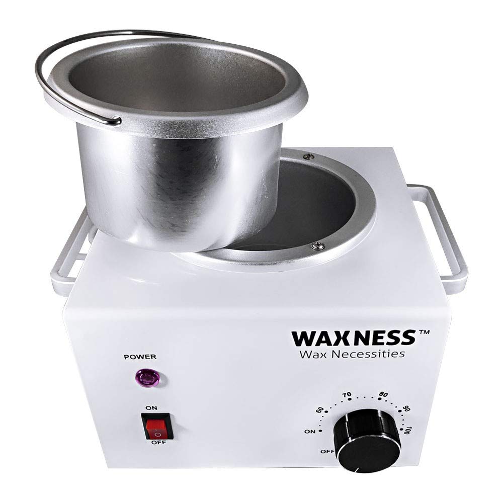 Waxness Premium Luxury Polymer Blend Charcoal Waxing Kit with 1.1 Pound Wax Bag