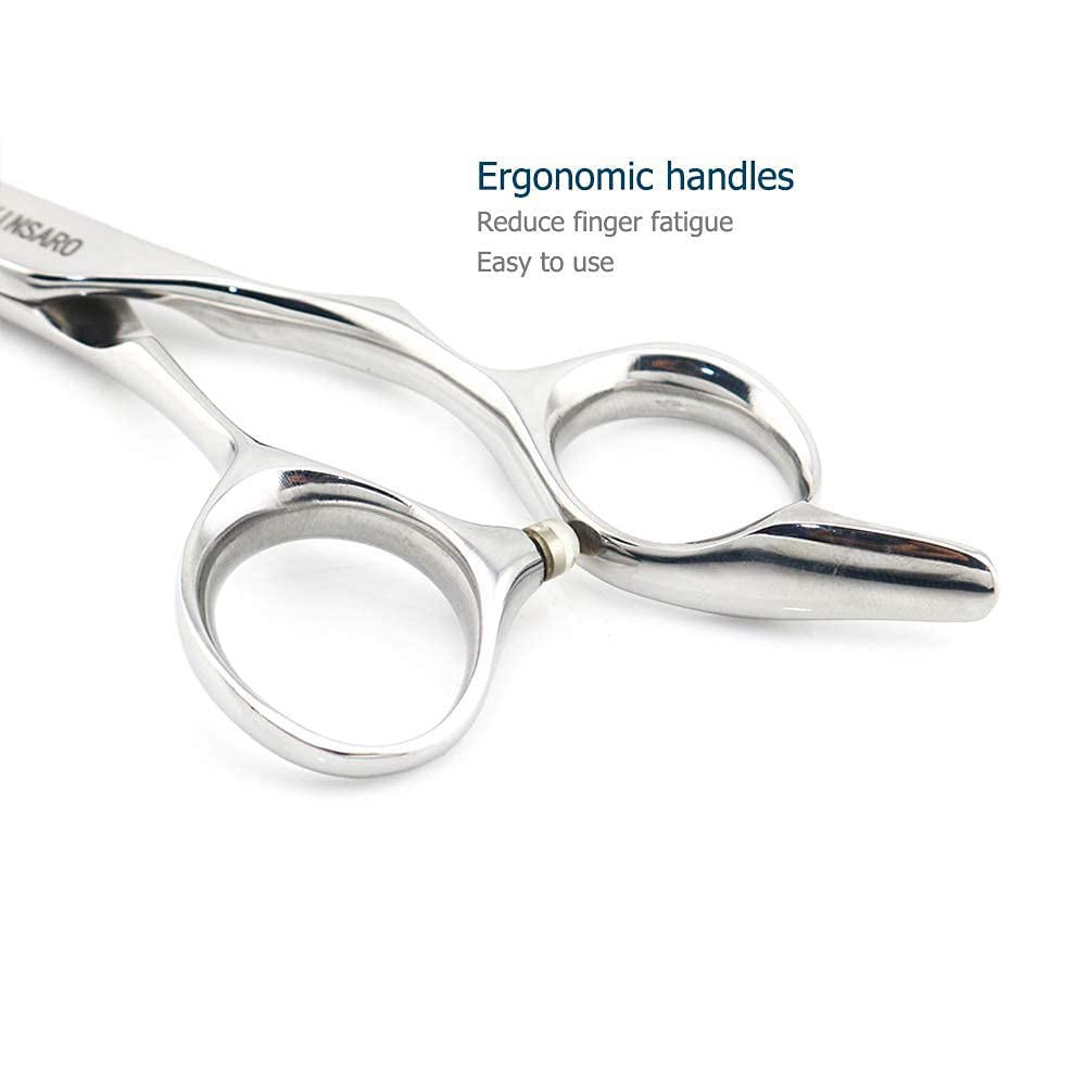 Hair Scissors Set 5.75 Inch Hair Shears Hair Cutting Scissors 6 InchThinning Shears for Men Hair Thinning Scissors Barber Thinning Shears Kinsaro
