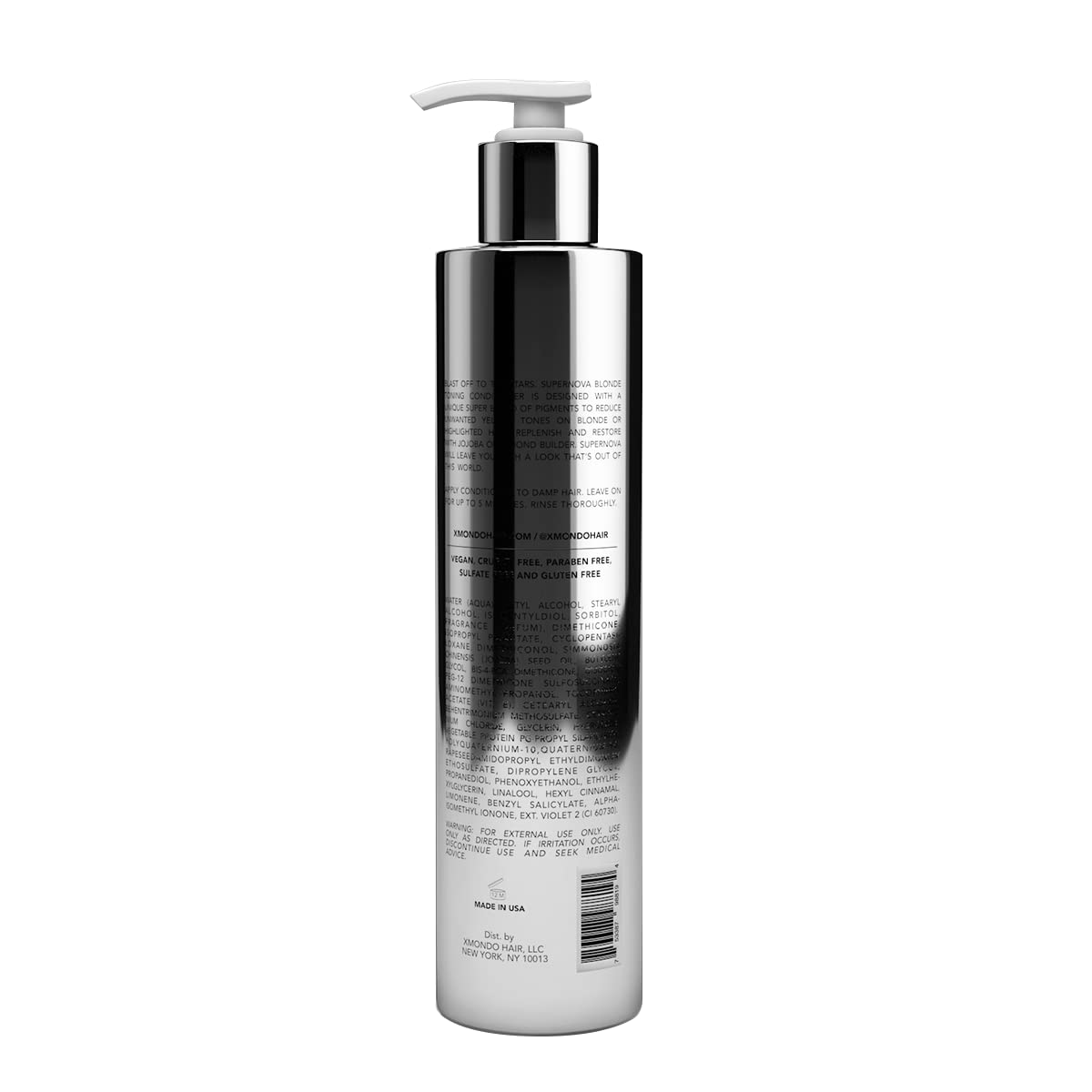 XMONDO Hair Supernova Blonde Toning Shampoo & Conditioner 8 FL Oz ea - Prismatic Glow Hydrating Mask 6 Fl Oz - Vegan Formula to Reduce Yellow Tones, Super Hydration to Uncover Glowing Hair, 3pc Set