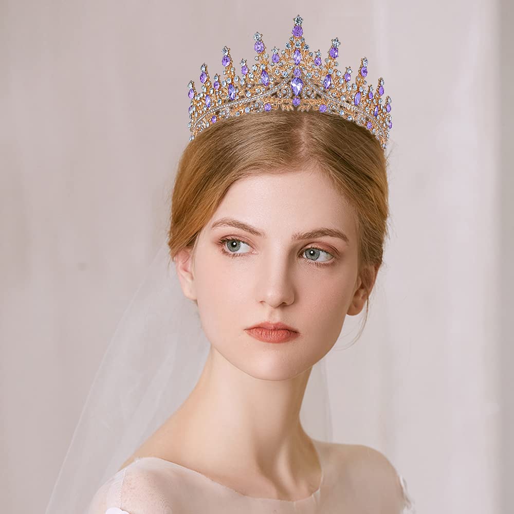 Kamirola - Tiaras Crown for Women and Girls Crystal Headbands for Bridal,Wedding and Party Prom Pageant Party,Gothic Halloween Costumes for Women Prom Halloween Accessories…